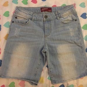 Girls Bermuda Jean Shorts